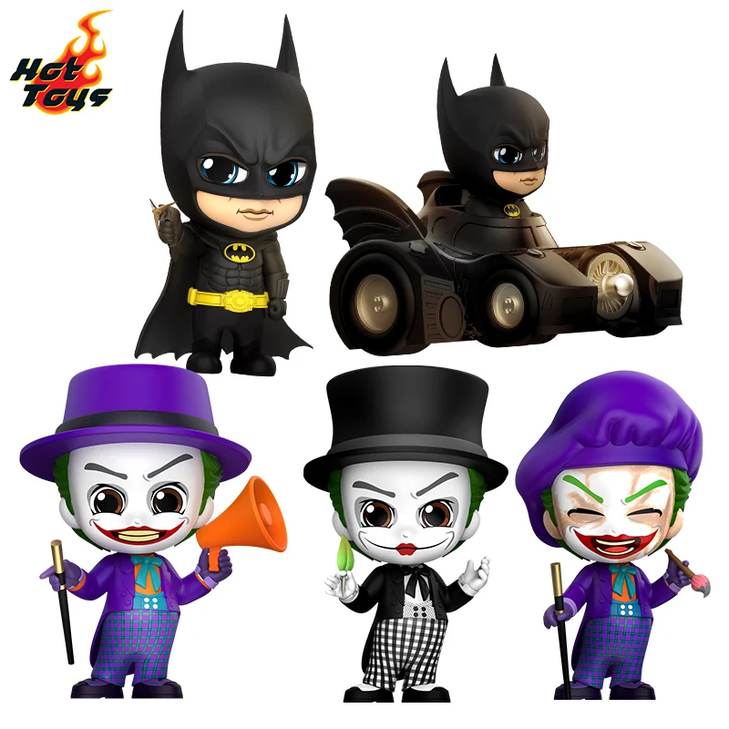 

DC Comics Hot Toys CosBaby Batman Batmobile Q Version Figures Toys Ornament Gifts