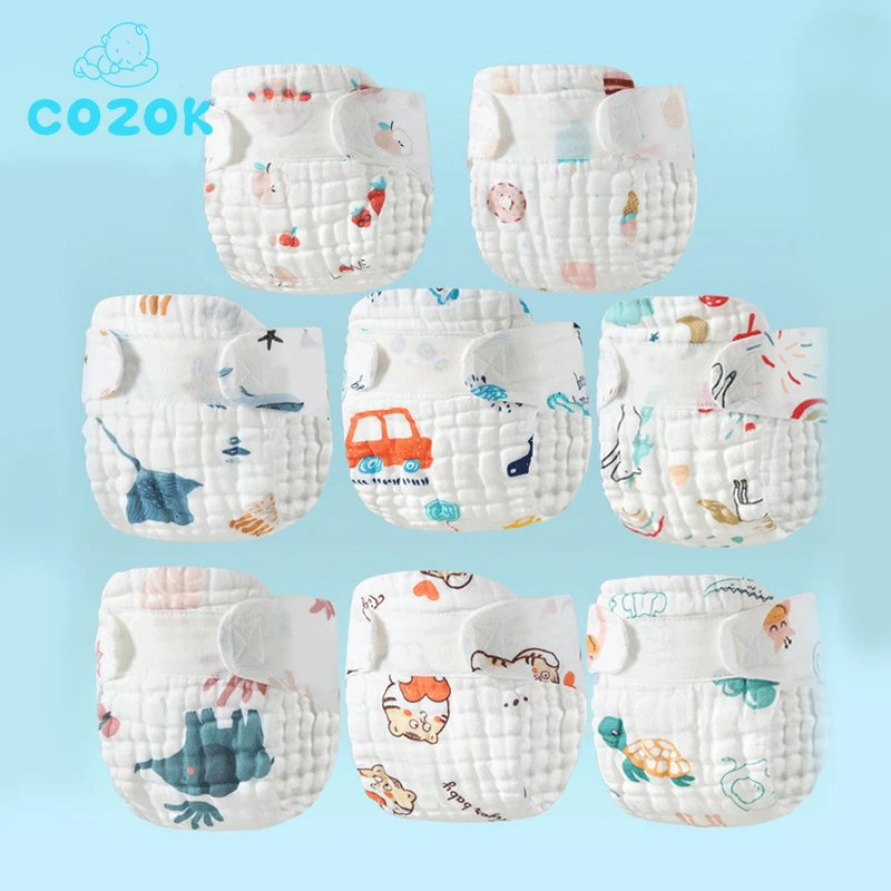 

COZOK 5 шт., Детские хлопковые подгузники Etamine