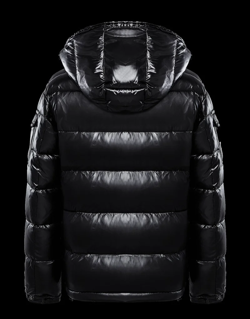 Down Jacket Hooded White Duck Down Padded Coat Thickened Winter for Warmth Unisex Multiple Size Single Breasted Loose Jacket