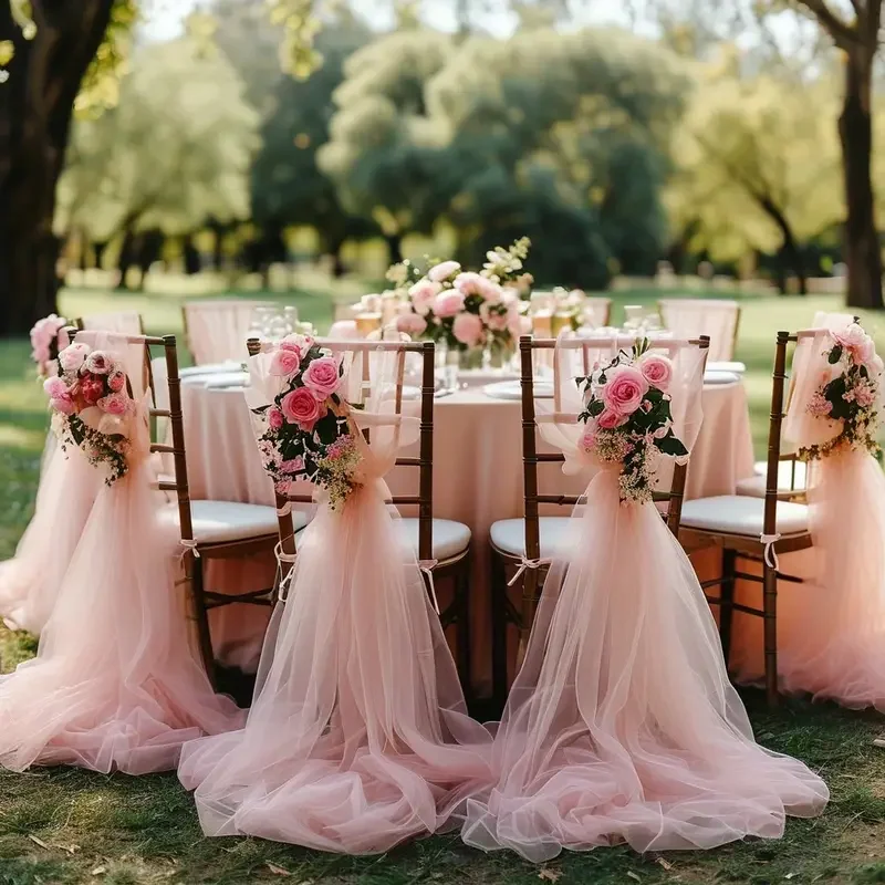 

Драпирующая ткань для свадебной арки