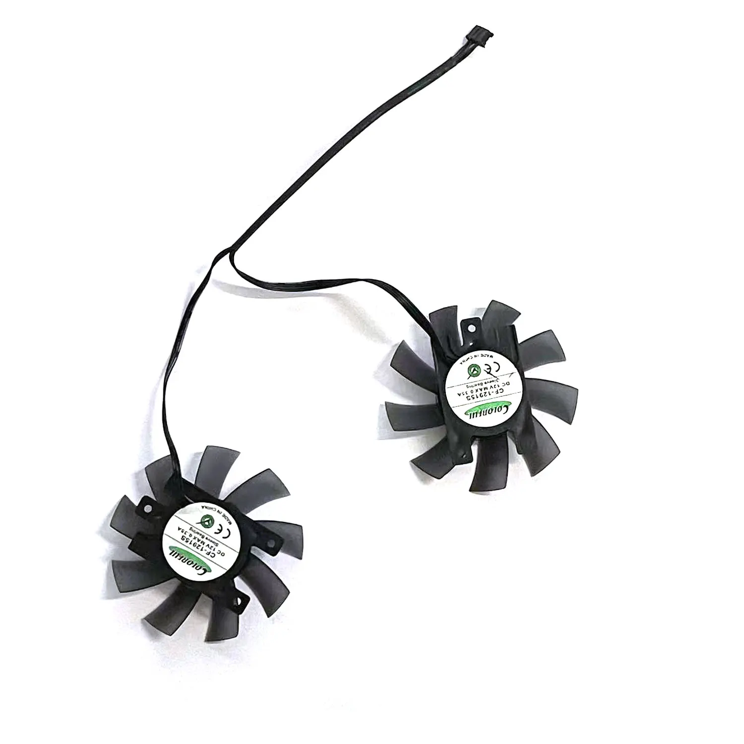 Совершенно новый вентилятор 75 мм 4PIN GTX1660 RTX 2060 GPU для Охлаждения видеокарты Inno3D