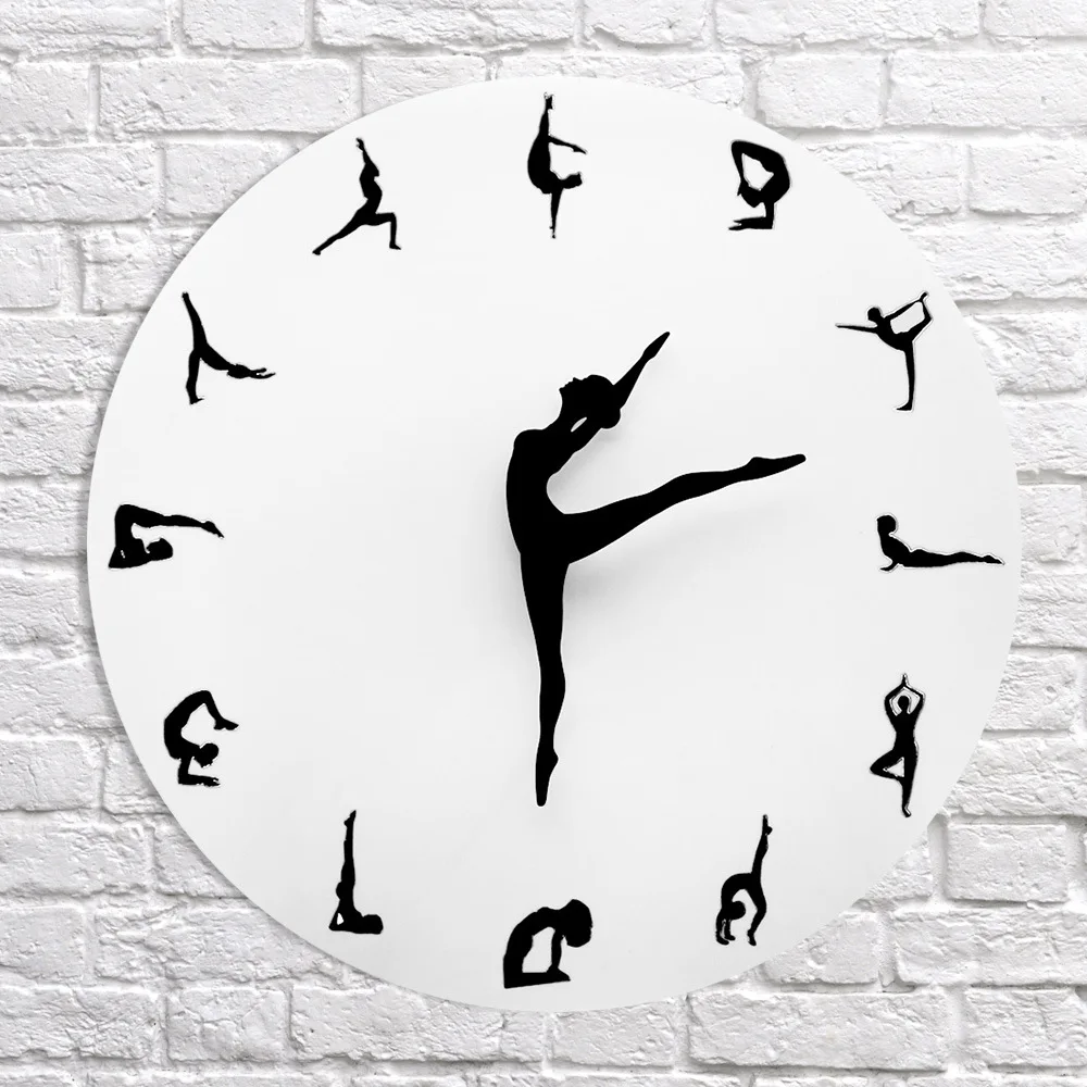

Charming Ballet Dancer Wall Clock Baby Girl Nursery Decor for Modern Wall Clock Ballet Dancing Girl Needle Wall Ballerina Decor