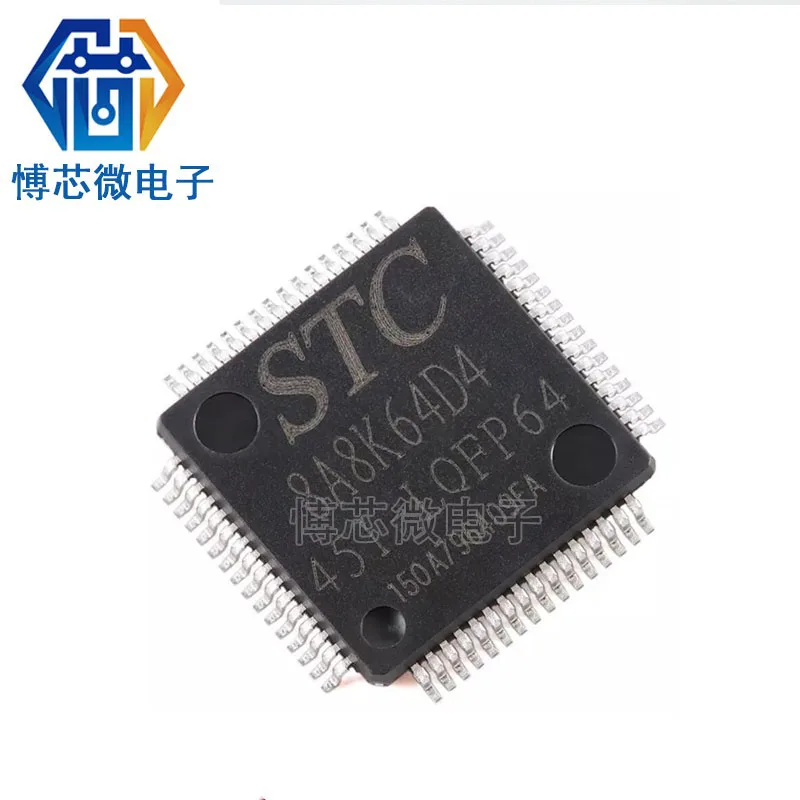

[10 шт.] STC8A8K64D4 STC8A8K64D4-45I STC8A8K64D4-45I-LQFP64 LQFP-64S новый оригинальный микрокомпьютер с одним чипом