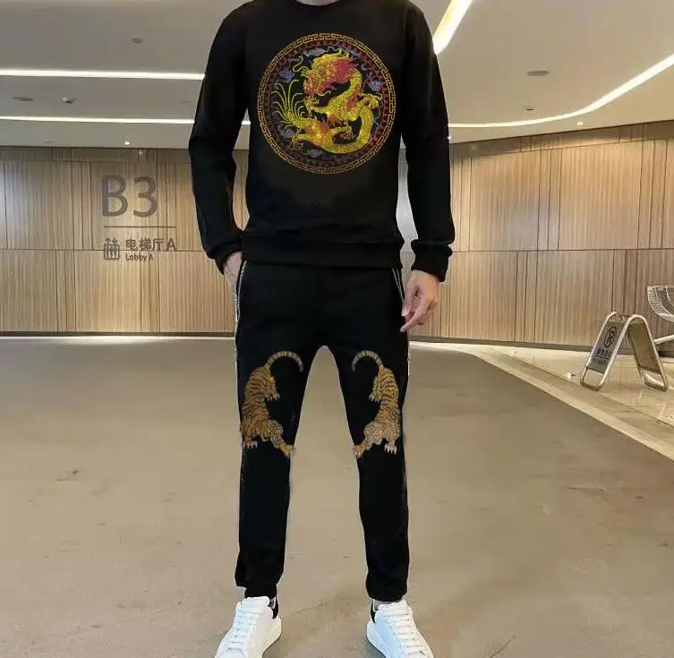 2024 новый дизайнерский спортивный костюм для зимнего отдыха Азиатский размер