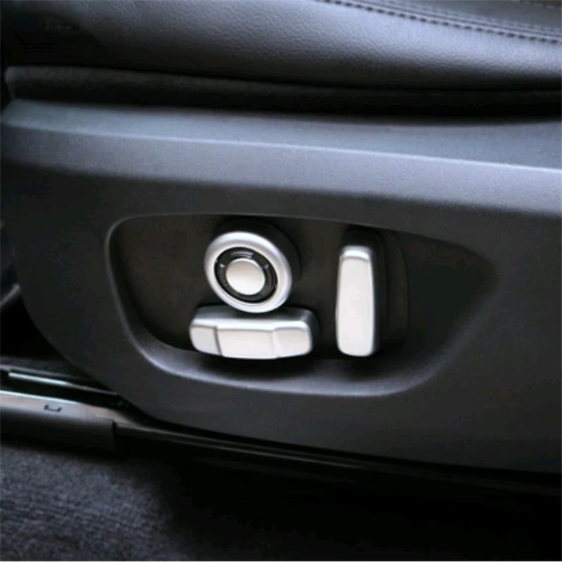 

WELKINRY Автомобильная крышка для Land Rover Discovery Sport 2014 2015 2016 2017 ABS Хромированная регулировка сиденья swtich Кнопка обшивки