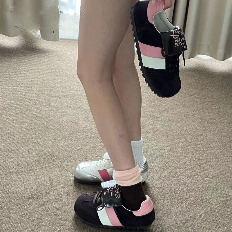 SHANPA Cute Puff Женская повседневная обувь из искусственной кожи с круглым носком