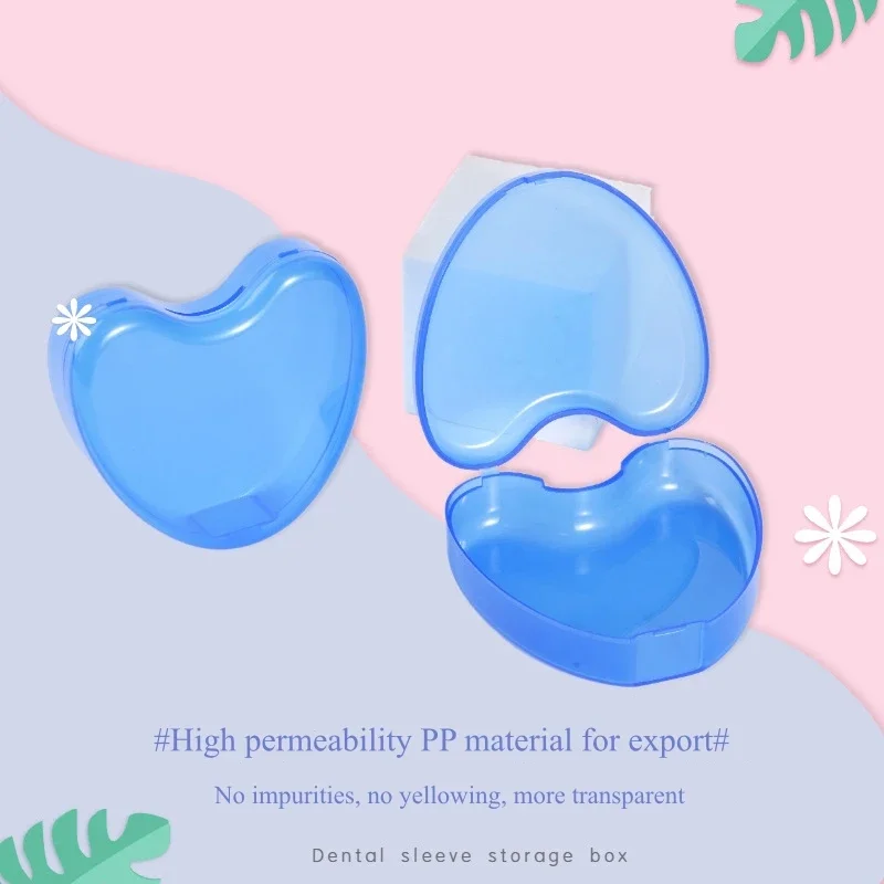 

1 шт., коробка для зубных протезов в форме сердца