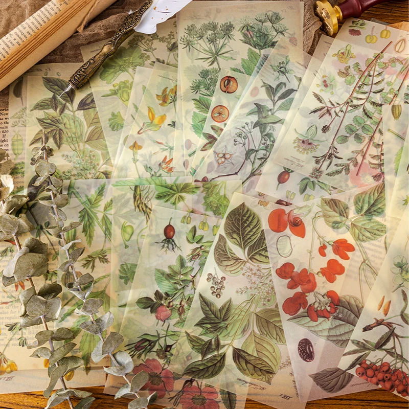 15 шт. винтажный цветочный плакат фотобумага для творчества |