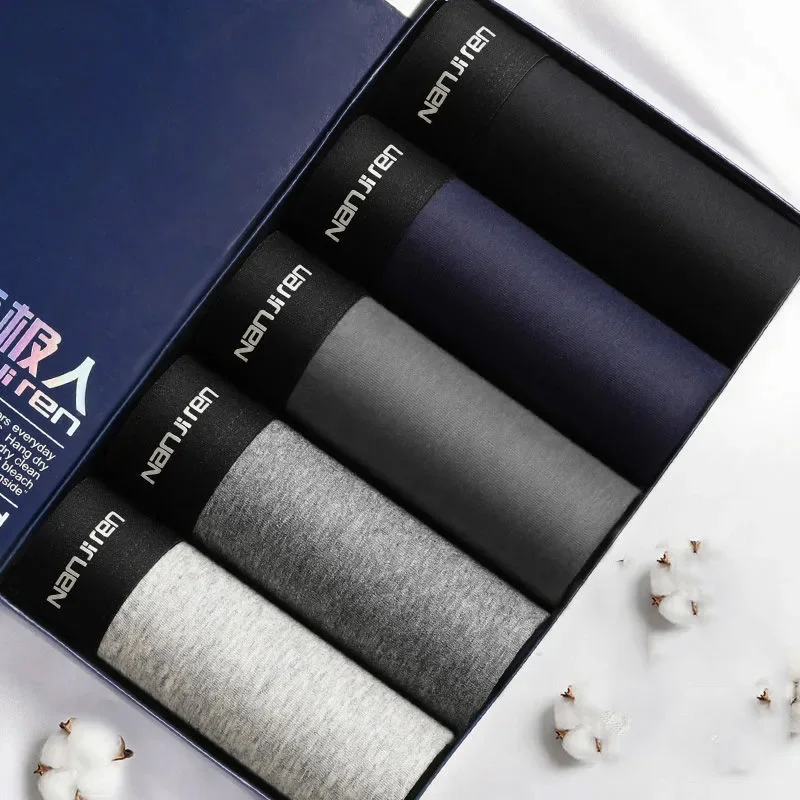 Antibacterial Men's Underwear Cotton Breathable Boxer Shorts In Summer Sports Boxer Shorts Shorts