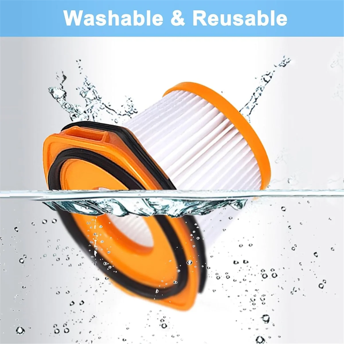 Сменный вакуумный фильтр из 8 упаковок для WS620 WS632 WS630 совместимый с системой Wandvac