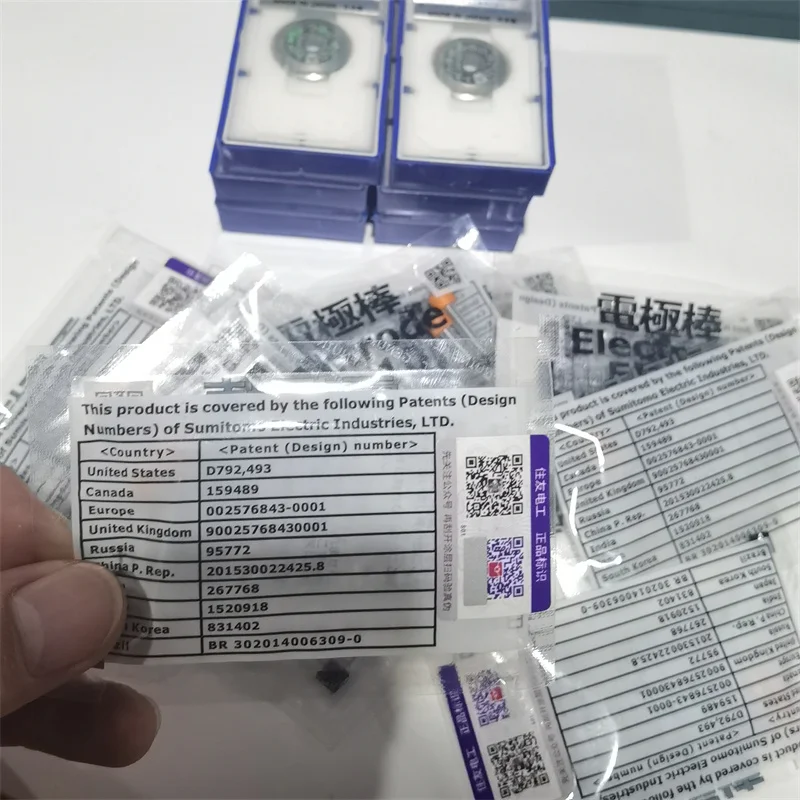 Newest Original ER-10 Electrodes for Sumitomo Type-39 TYPE-66 TYPE-81C T-600C 400S Fiber Optic Fusion Splicer Electrode Rod