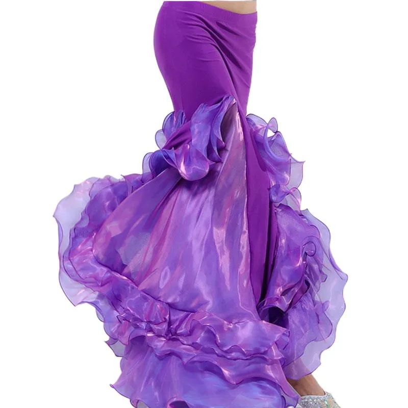 Женский шифоновый костюм-юбка для танца живота