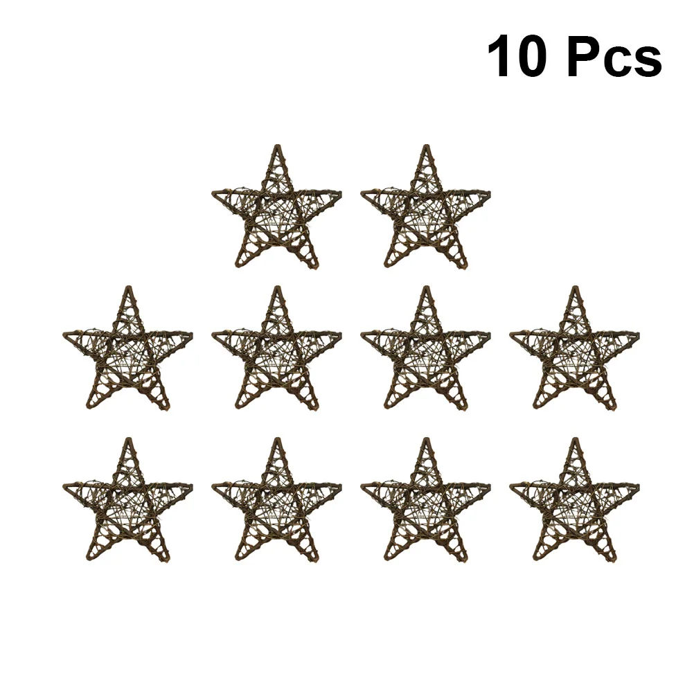 

Rattan Tree Star Christmas Decoration Wreath Natural Wicker Stars Vine Topper Wreaths Garland Door Branch Grapevine Gift Twig