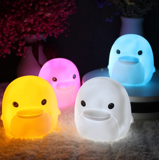 

Lovely Creative Holiday led bedroom bedside enamel night light