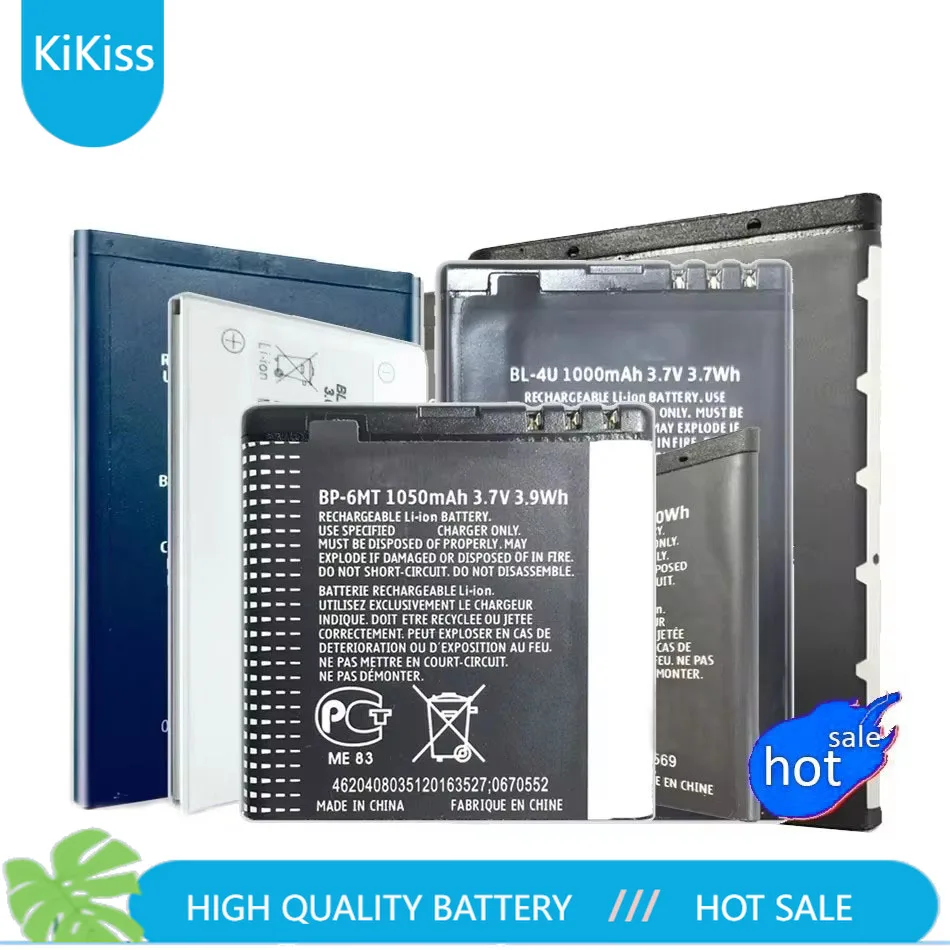 Фото Аккумулятор BL 4B/5C/5CA/5CT BLC-2 BP 5M/6X HE316 HE328 HE347 HE354 для Nokia 6 7 8 9 2505 N71 1200 6730 3410 2100 5700 8800 №1
