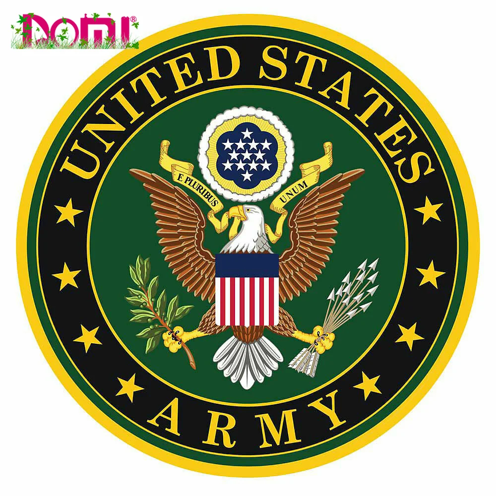 

DOMI for United States Army US Seal American Sticker Bumper Vinyl Decal Car Windshield Bumper Motorcycle LaptopTrunk Decal