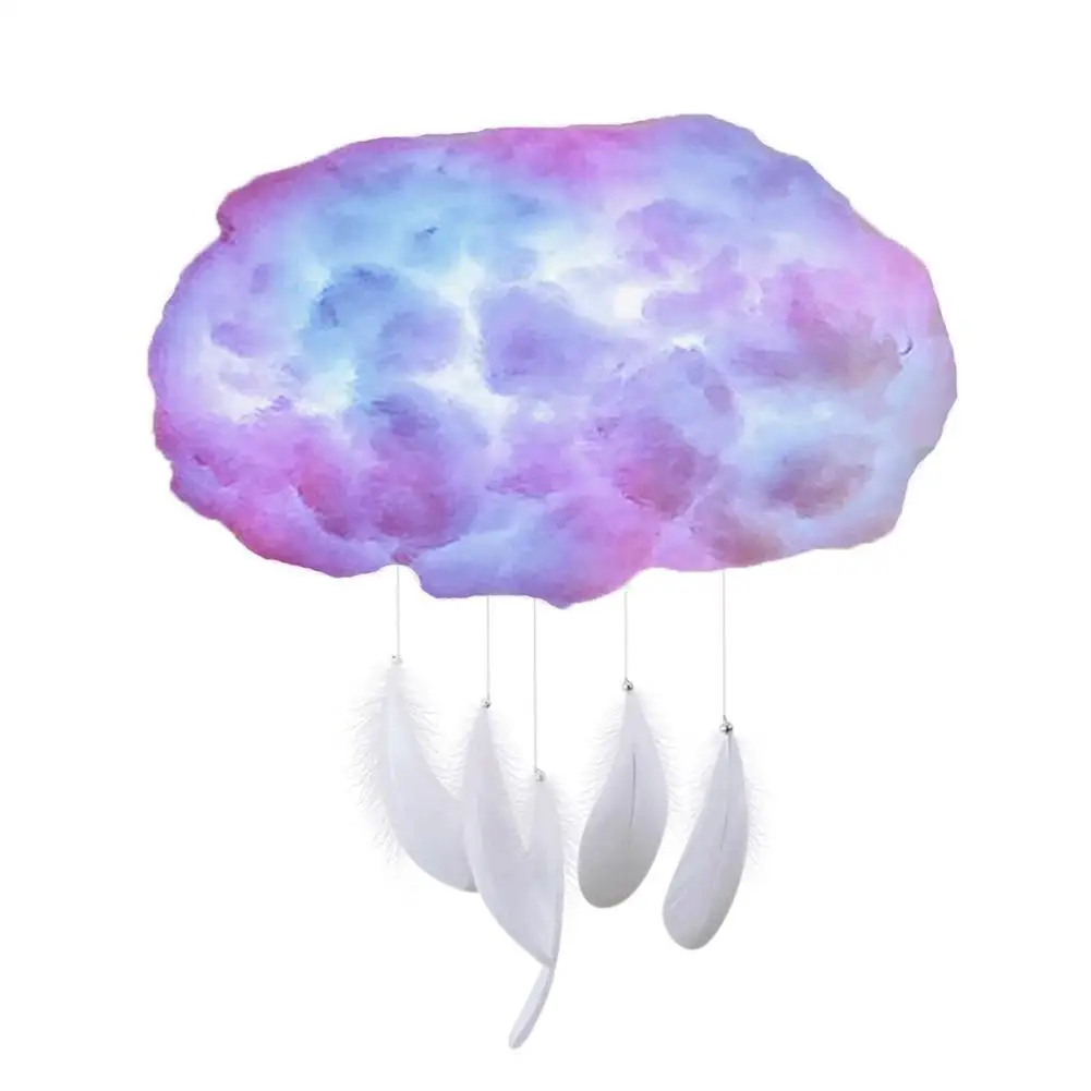 LED Cloud Lightning Light for Bedroom Thunder Effect Cotton Lamp Decoration for Room RGB Music Sync Child Room Decor DIY Light