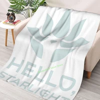 hello starlight throw blanket 3d printed sofa bedroom decorative blanket children adult christmas gift