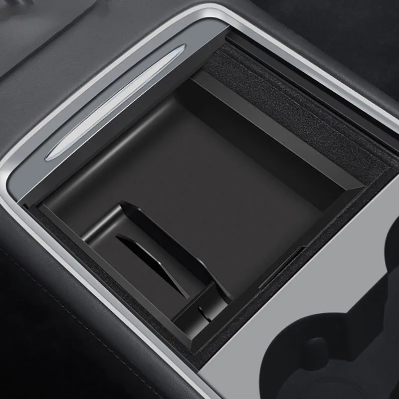 

Storage Box for Tesla Model 3 Medel Y 2021/2022 New Storage Box Center Armrest Hidden Box Storage Drawer Car Accessories Y