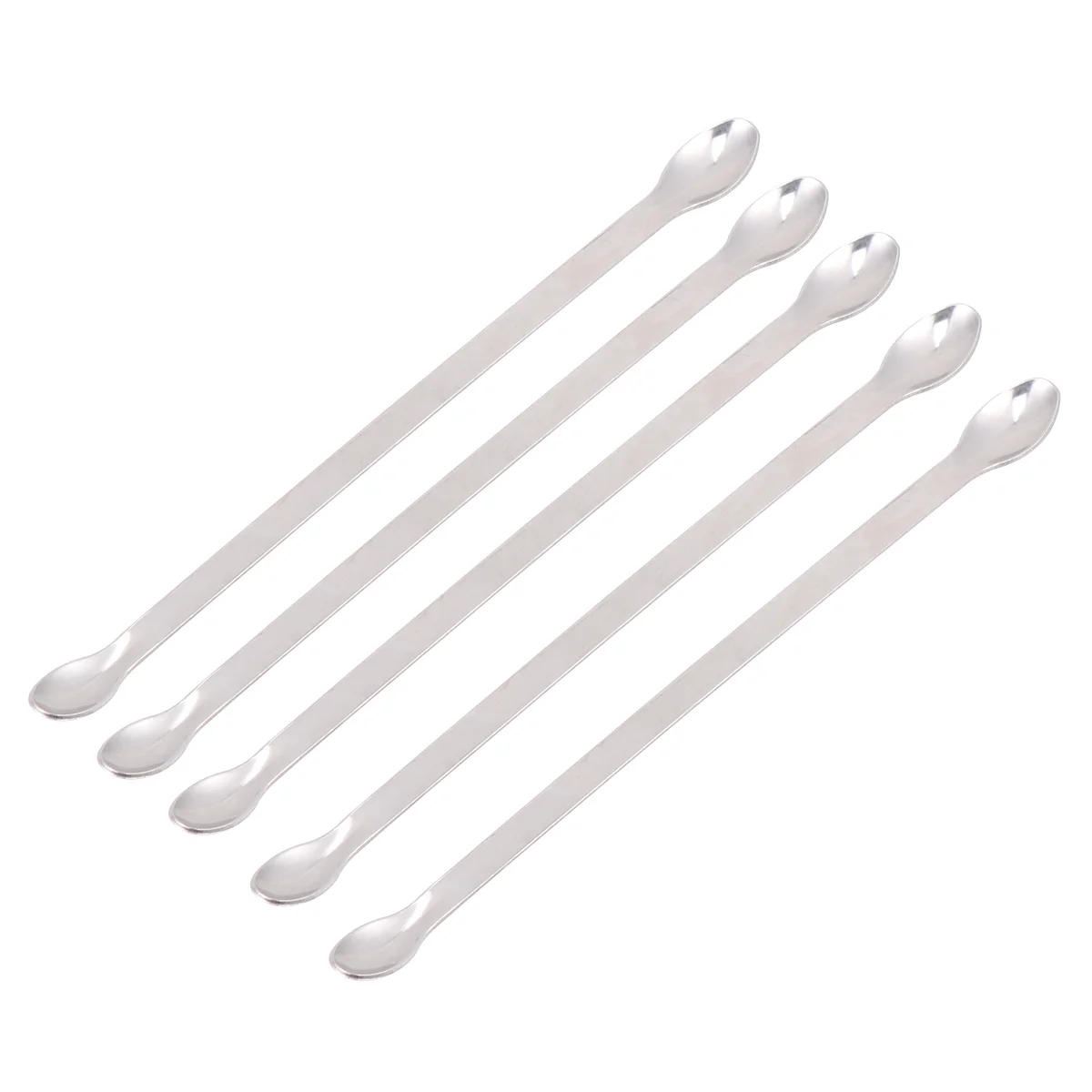 

Spoons Steel Stainless Spoon Spatula Medicine Metal Laboratory Reagent Mini Measuring Sampling Handledlittle Soup Micromixing