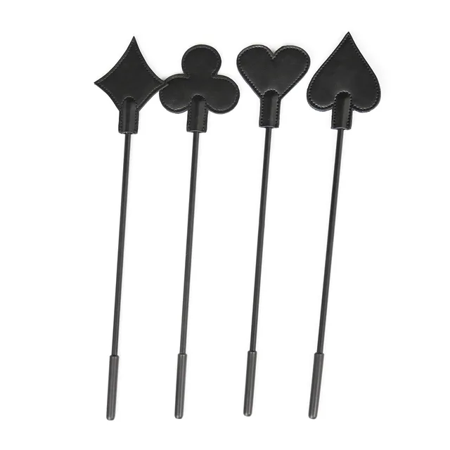 4 Styles Playing Card Suits Shape Spanking Paddle Fetish Slapping Whip BDSM Goods Adult Sex Games Flirting Toys Erotic Products 2
