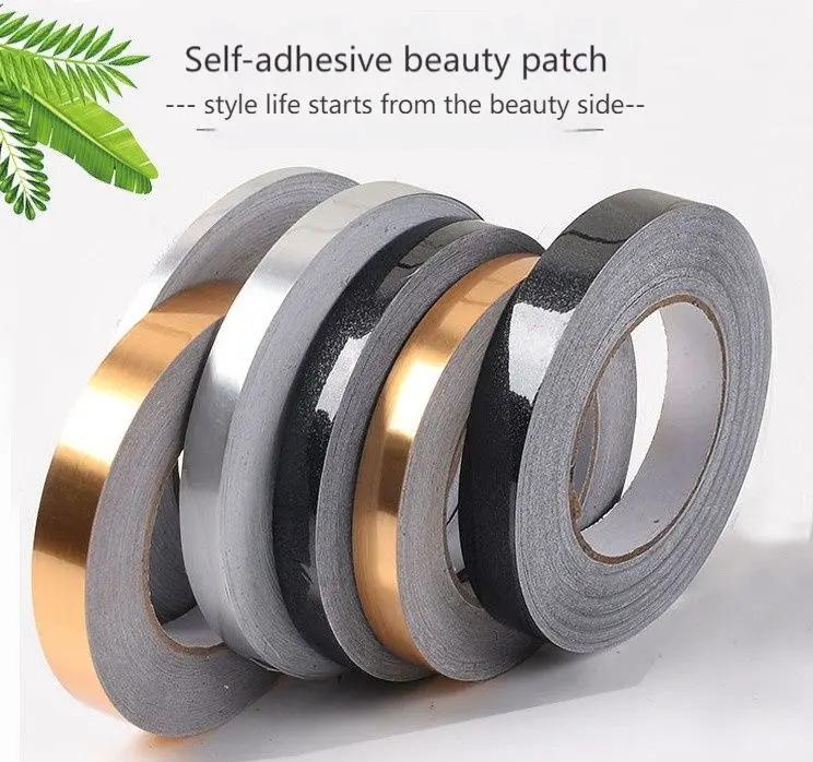 

50m Tile Tape Self-Adhesive Floor Wall Seam Sealant Waterproof Wall Sealing Tape Adhesive Floor Tile Strip Seam Golden Silver...