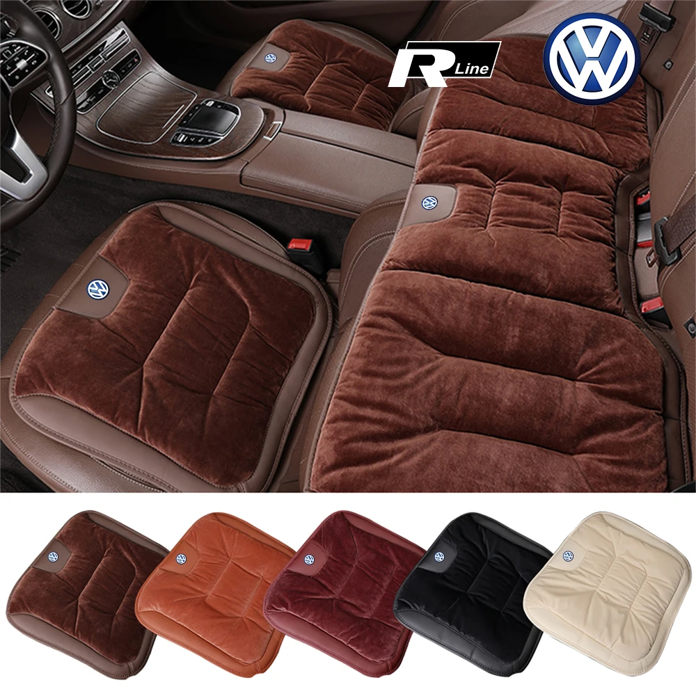 Чехол на автомобильное сиденье переднее и заднее кресло фланелевая теплая