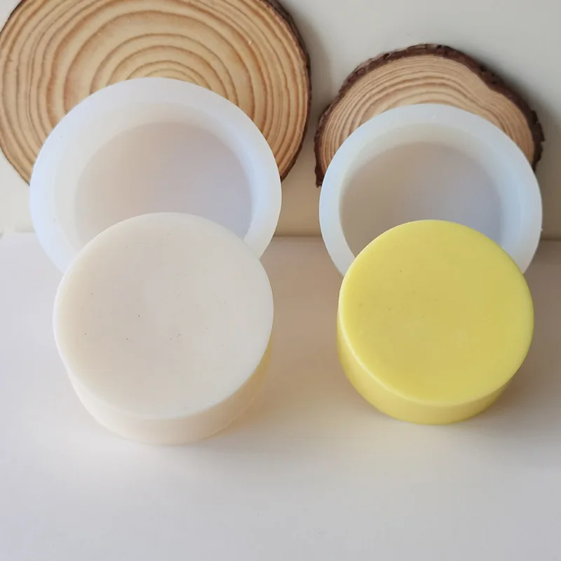 

Thick Round Soap Silicone Mold Creative Candle Cake Embryo Mold Aromatherapy Gypsum Silicone Mold