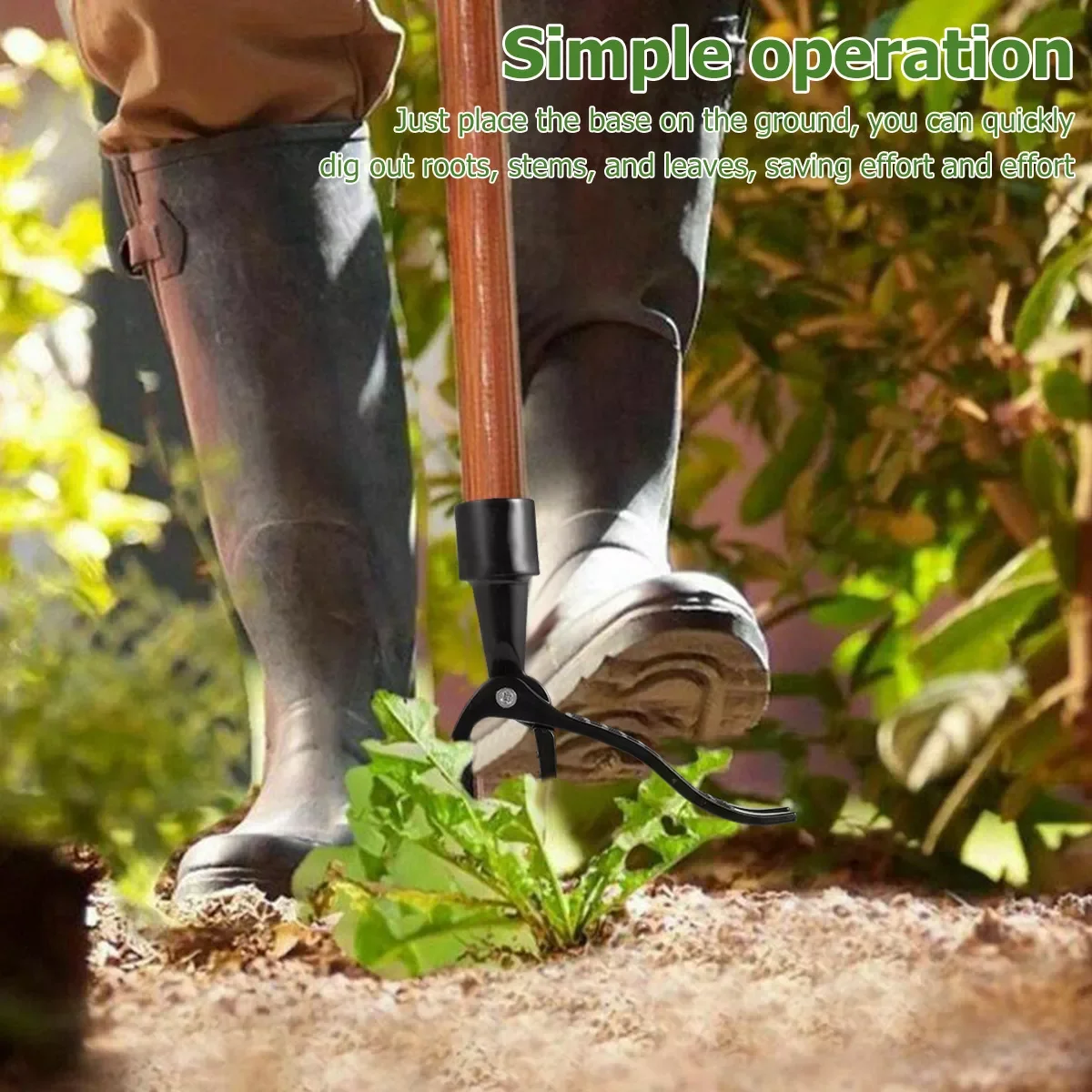 Сменная металлическая головка для вытаскивания сорняков, новейший аксессуар для садоводства, копания, вытаскивания