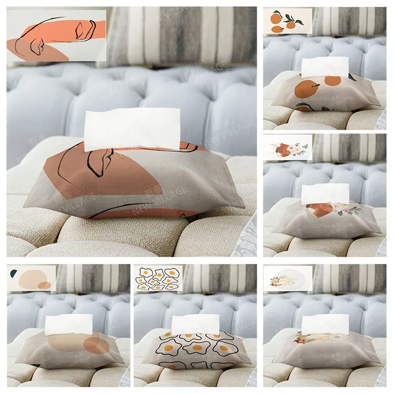 

Домашний декор, тканевая коробка для салфеток, автомобильный держатель для салфеток, коробка для хранения ткани, сумка для салфеток в скандинавском стиле, диспенсер для салфеток в стиле бохо