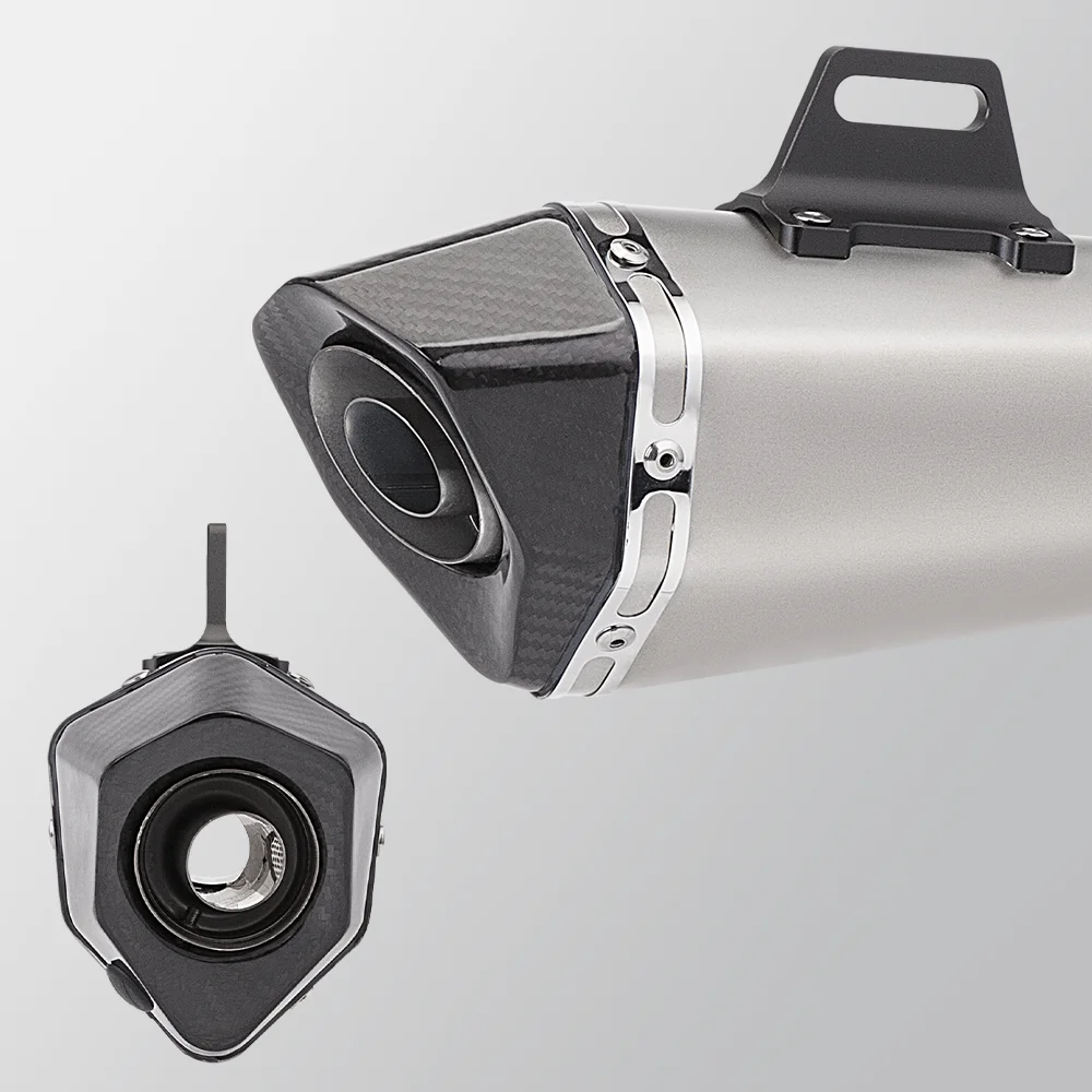 Универсальный выхлоп мотоцикла 36-51 мм с наклейками-вбивкой Db глушитель для Z900