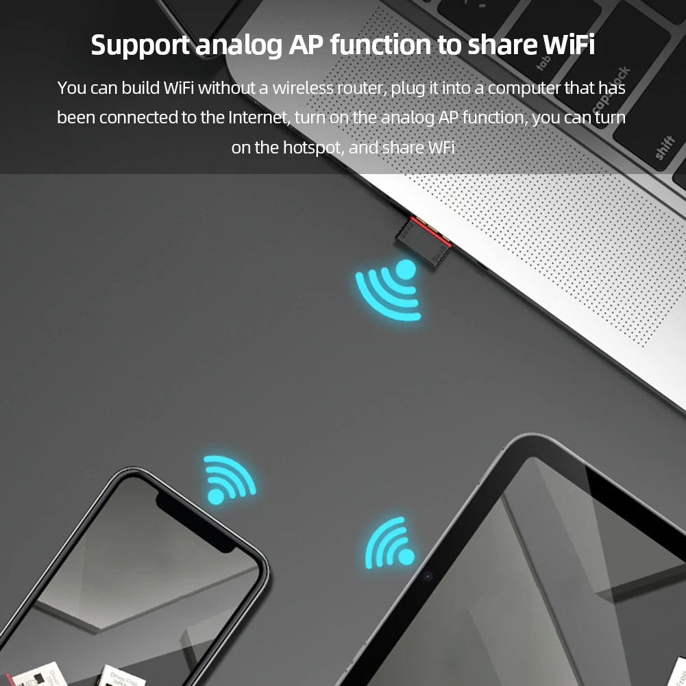 Беспроводной USB-драйвер 286 Мбит/с 2 4 ГГц