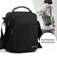 oxford large shoulder bags men ipad messenger multilayers pockets light minimalism fashion style multifunction brief design