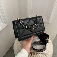 womens bag 2021 autumn and winter fashion trendy korean one shoulder messenger hand held small square bag