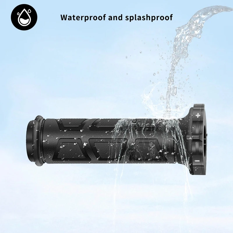 Мотоциклетные ручки с подогревом 22 мм для квадроциклов литая рукоятка черные