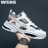 wsng mens shoes spring new korean version trend all match fashion casual shoes high top sneakers to increase mens sports shoes