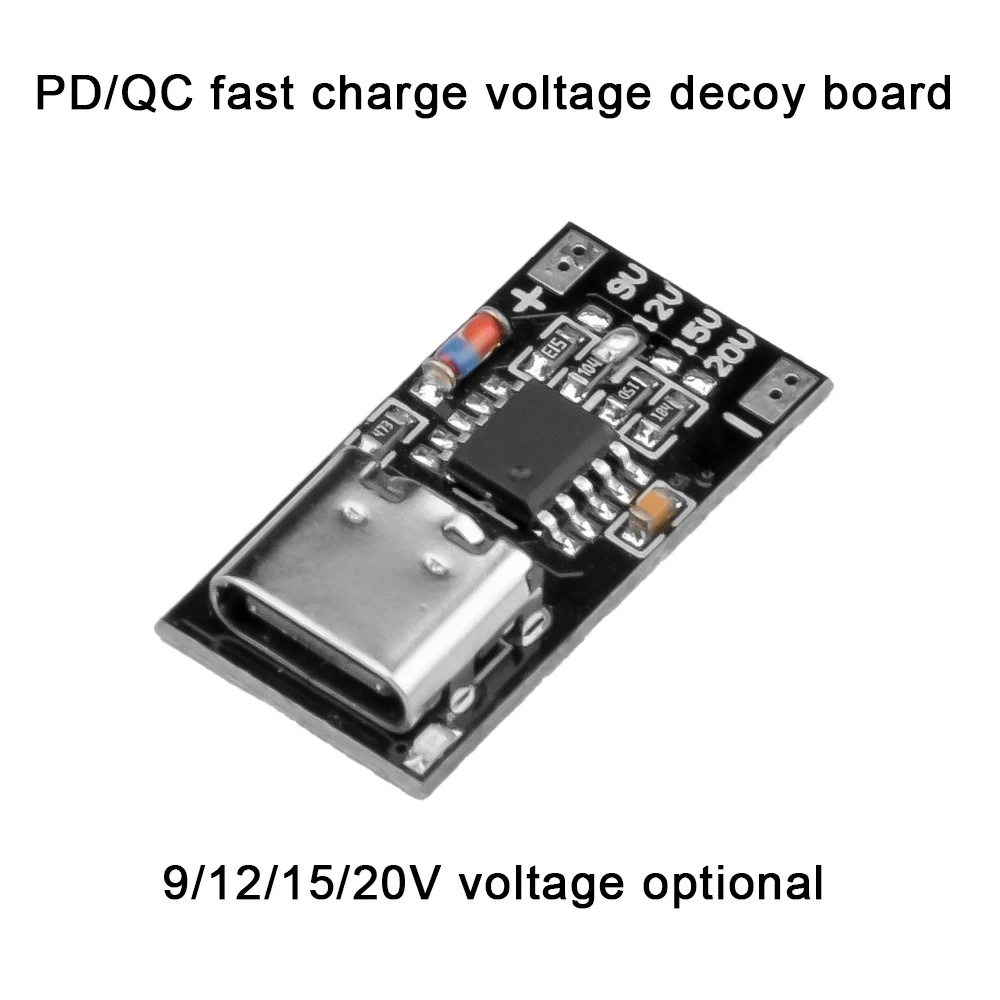 

2pcs 3A/5A DC-DC Boost Module PD/QC Multi Protocol Decoy Fast Charging Step up Module TYPE-C USB Interface Charger Board Tools