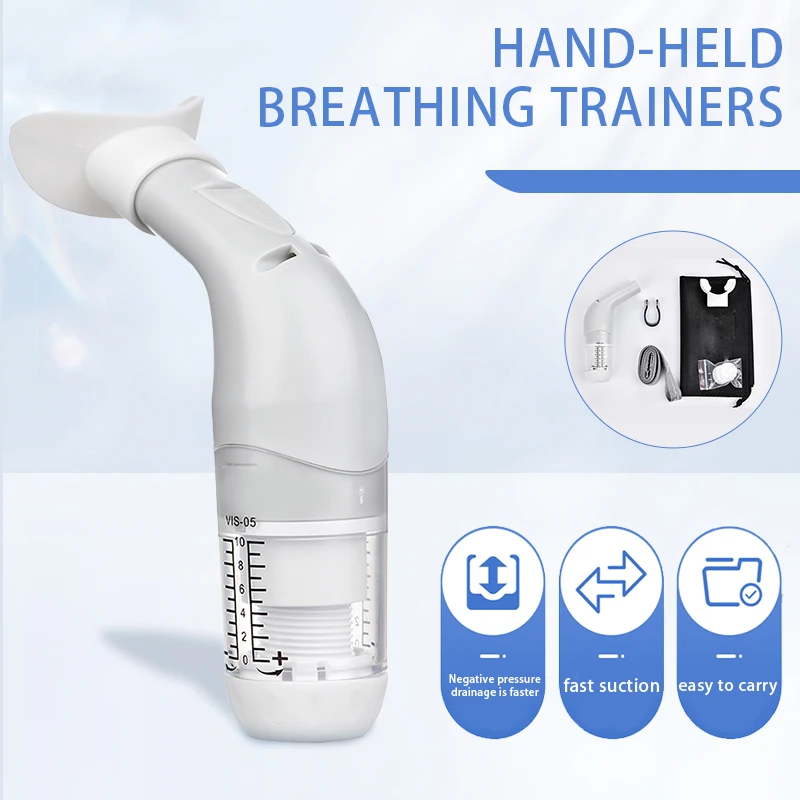 

BGMMED Breathing Trainer Lung Portable Inspiratory Resistance Training Hand Held Mini Healthy Care Accessories Exercise