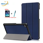 Чехол для Lenovo Tab M7 3-го поколения, TB-7305F, TB-7305i, TB-7305X, из искусственной кожи, с подставкой, защитный чехол для Tab M7 7,0 дюйма + пленка + ручка