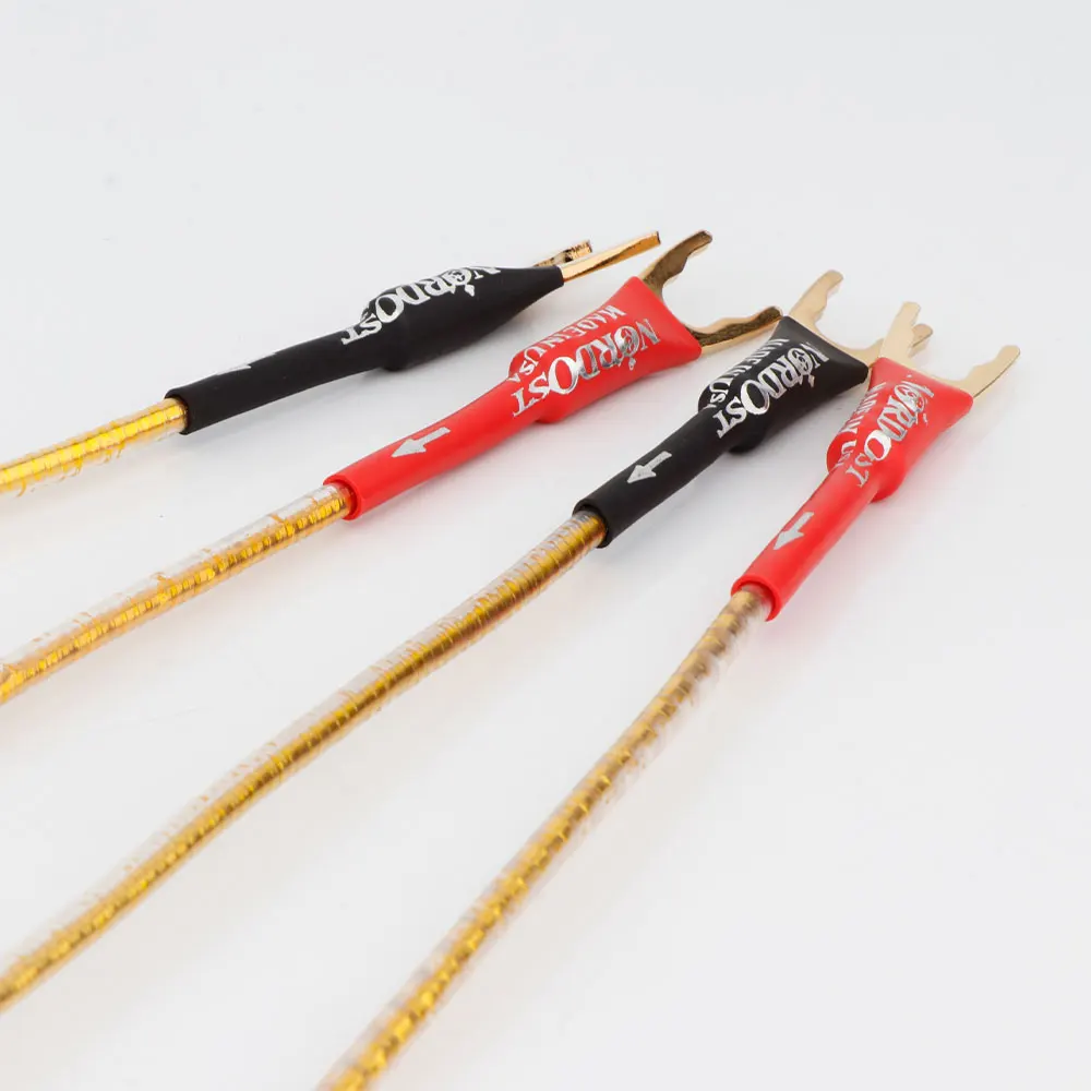 4 шт. кабель Nordost Odin Bridge золотой акустический посеребренная перемычка аудиокабель