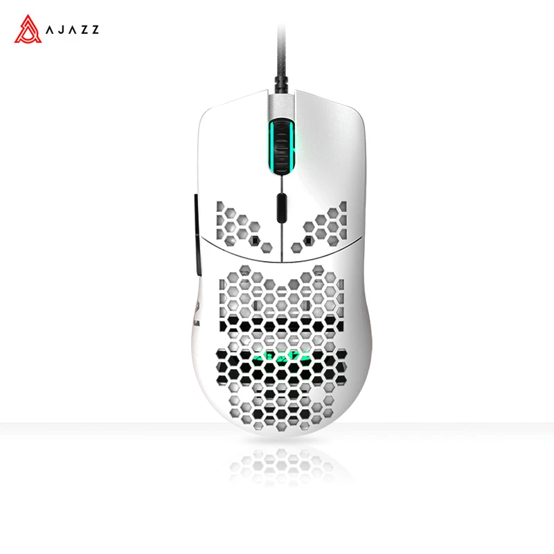 

AJAZZ AJ390 USB Wired RGB Gaming Ultralight Honeycomb Mouse 16000 DPI programmable game mice for Computer PC Laptop
