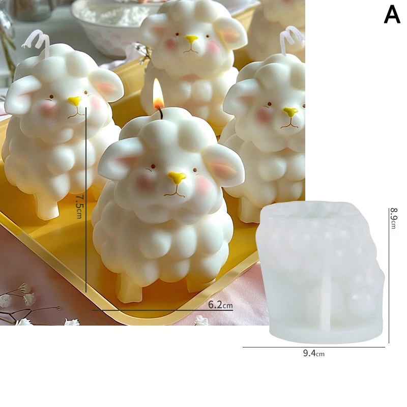

Силиконовая форма для выпечки 3D овечка