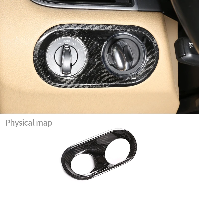 

Для автомобильных фар Porsche Macan 2014-2020 из настоящего углеродного волокна, аксессуары для защитной панели