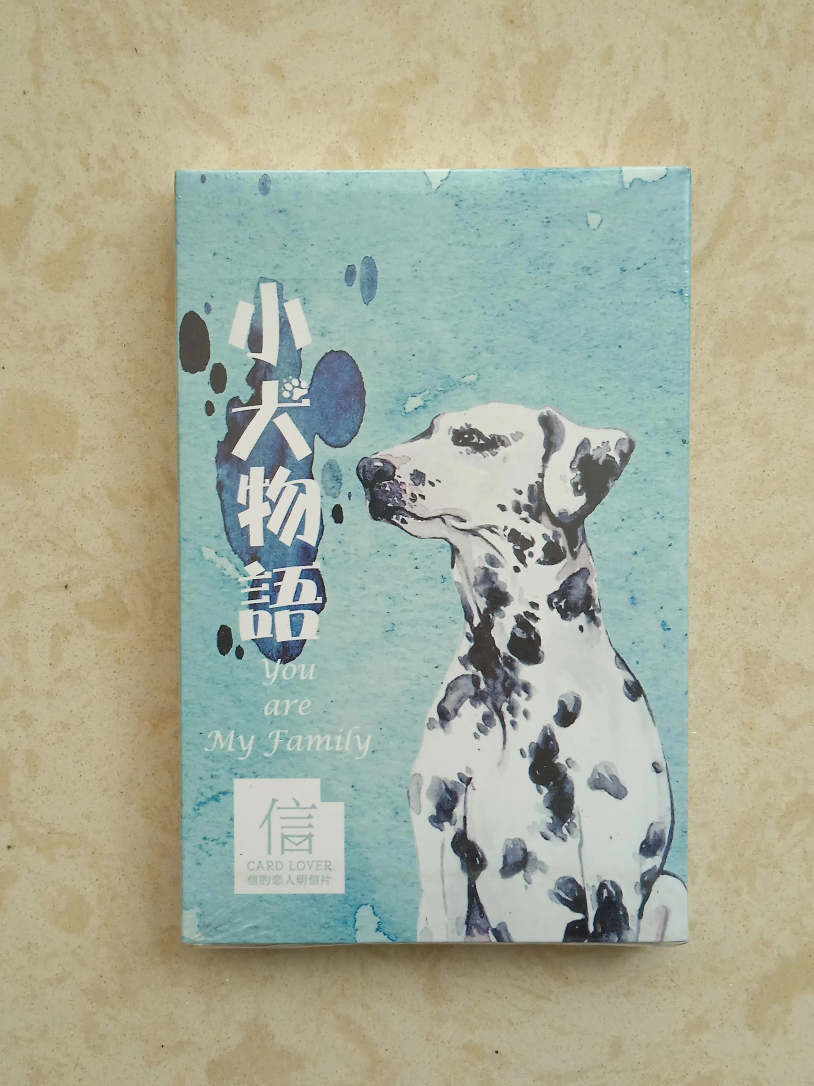 143mmx93mm dog story paper postcard(1pack=30pieces)