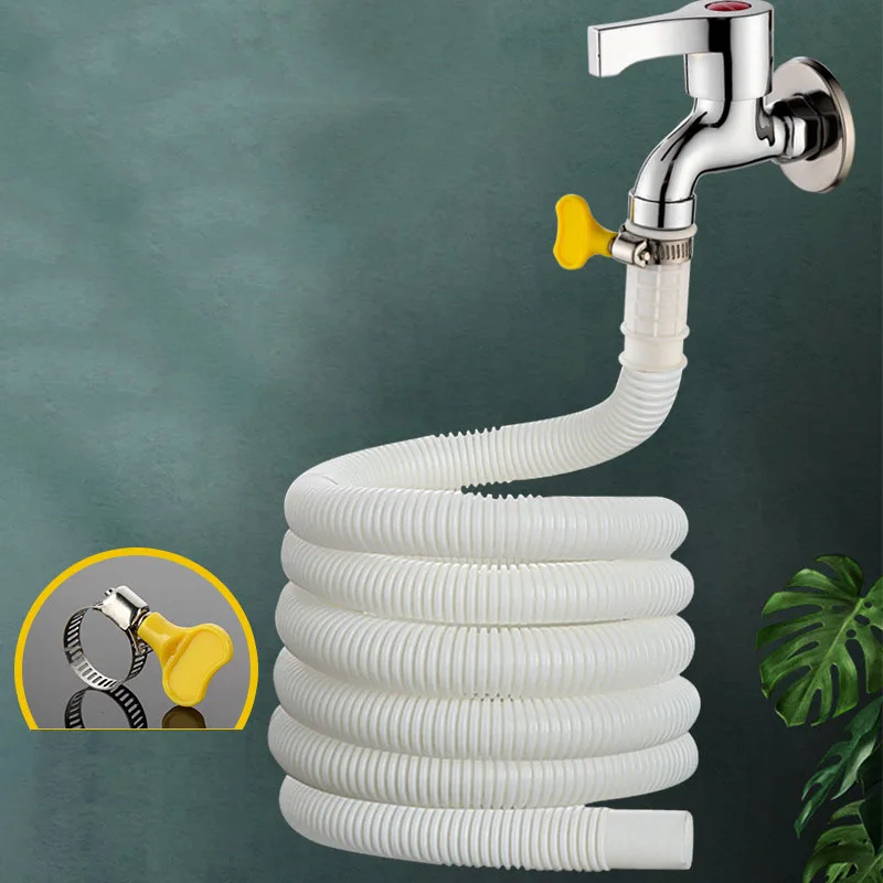 

Universal semi-automatic Washer Hose 1m-10m air-conditioning drain can extend the bathroom Kitchen Outlet Drain Hose Accessories