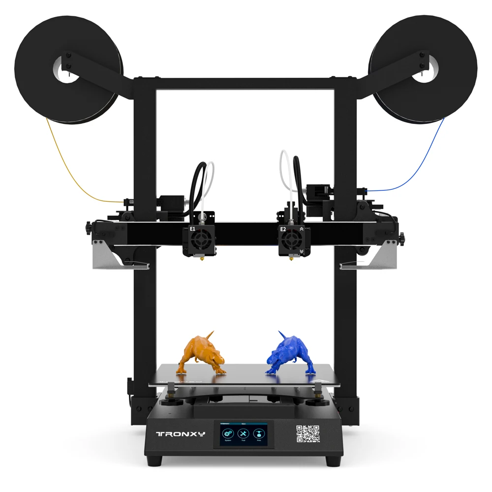 Tronxy GEMINI S IDEX Multicolor 2 Head Independent Dual Extruder FDM mirror copy 3D Printer impresora impressora 3d 3д принтер