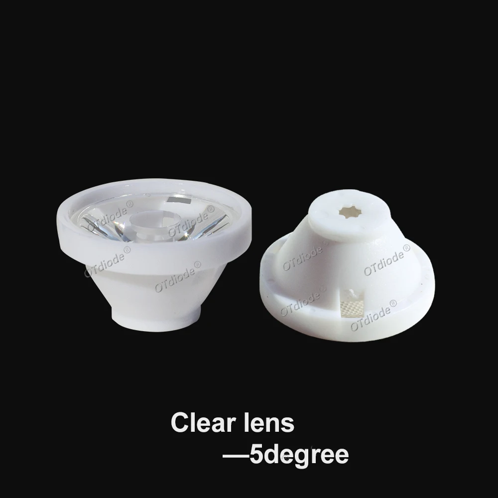 Светодиодная линза 1 Вт 3 Вт 3535 XPEE XPEE2 XPG2 XTE UV 3030 Фокусная прозрачная линза 5 градусов линза с бусинами 25 градусов Оптический класс PMMA Рефлектор 32 мм