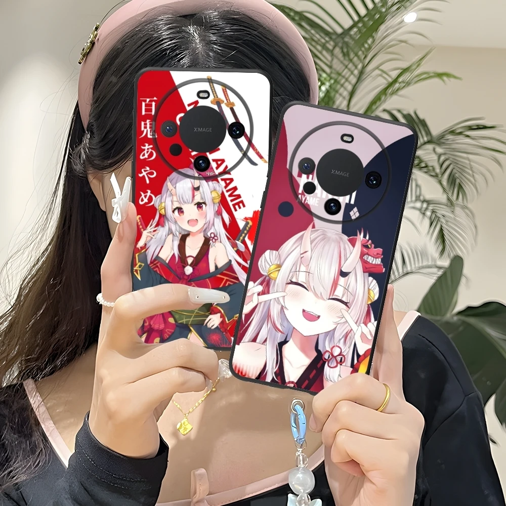 Чехол для мобильного телефона с рисунком Nakiri Ayame Huawei Mate 60 50 40 30 20 10 Pro Plus Lite E Φ