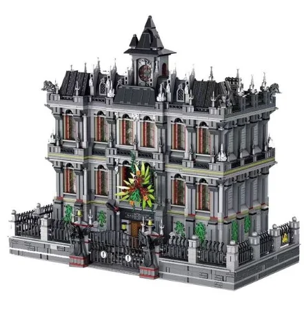

7537pcs Lunatic Hospital 613002 Series Building Blocks Architecture Compatible 613001 Assembled Model Toy Kid Christmas Gift