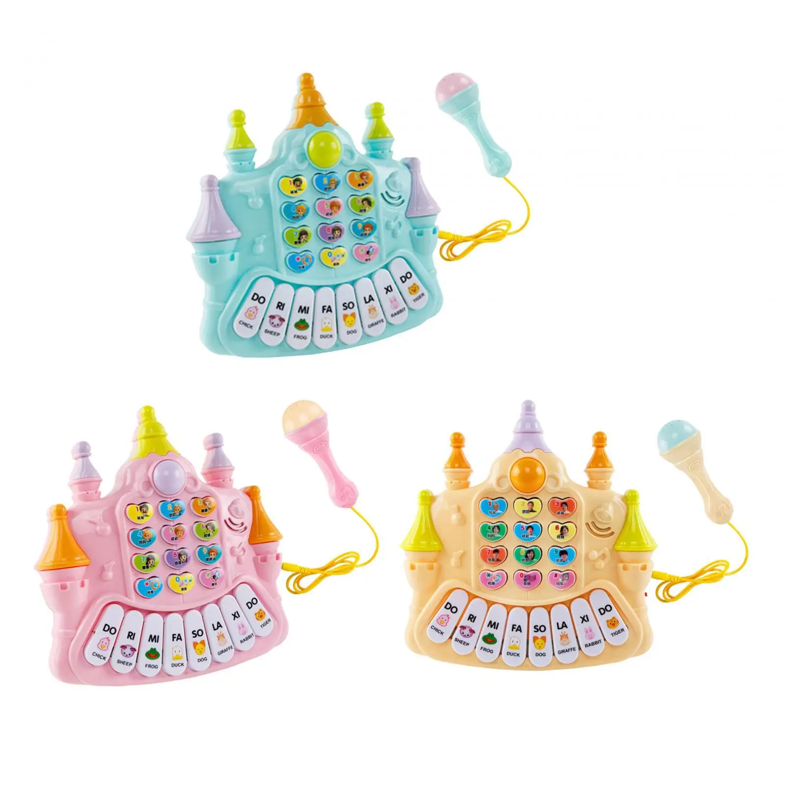 

Musical Instruments Toys Piano Plays Music Early Learning Toys 8 Key Mini Electronic Piano Toy for Kids Baby Boys Girls Children